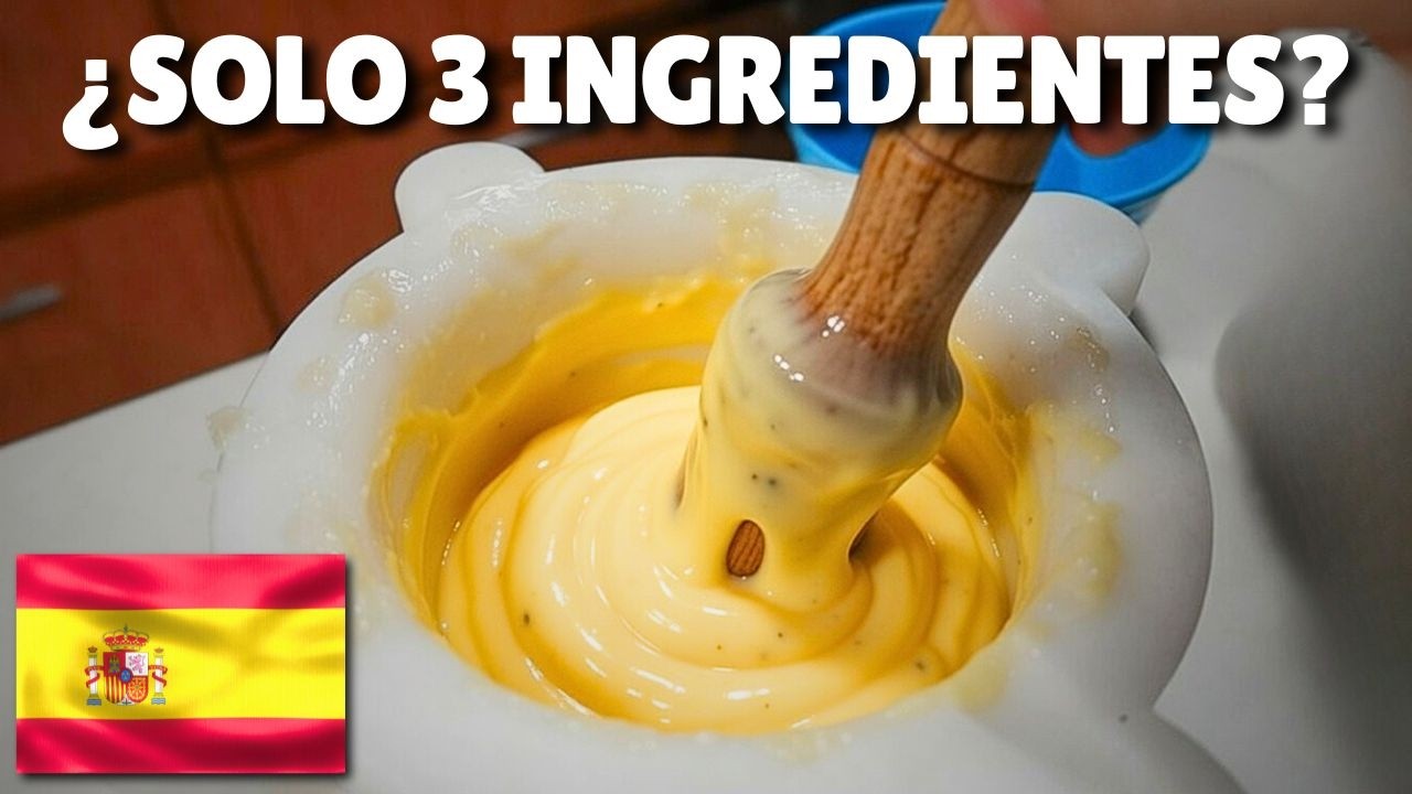 video thumbnail for 'Alioli Valenciano con 3 Ingredientes | La Salsa Más Simple que Sorprende a Todos'
